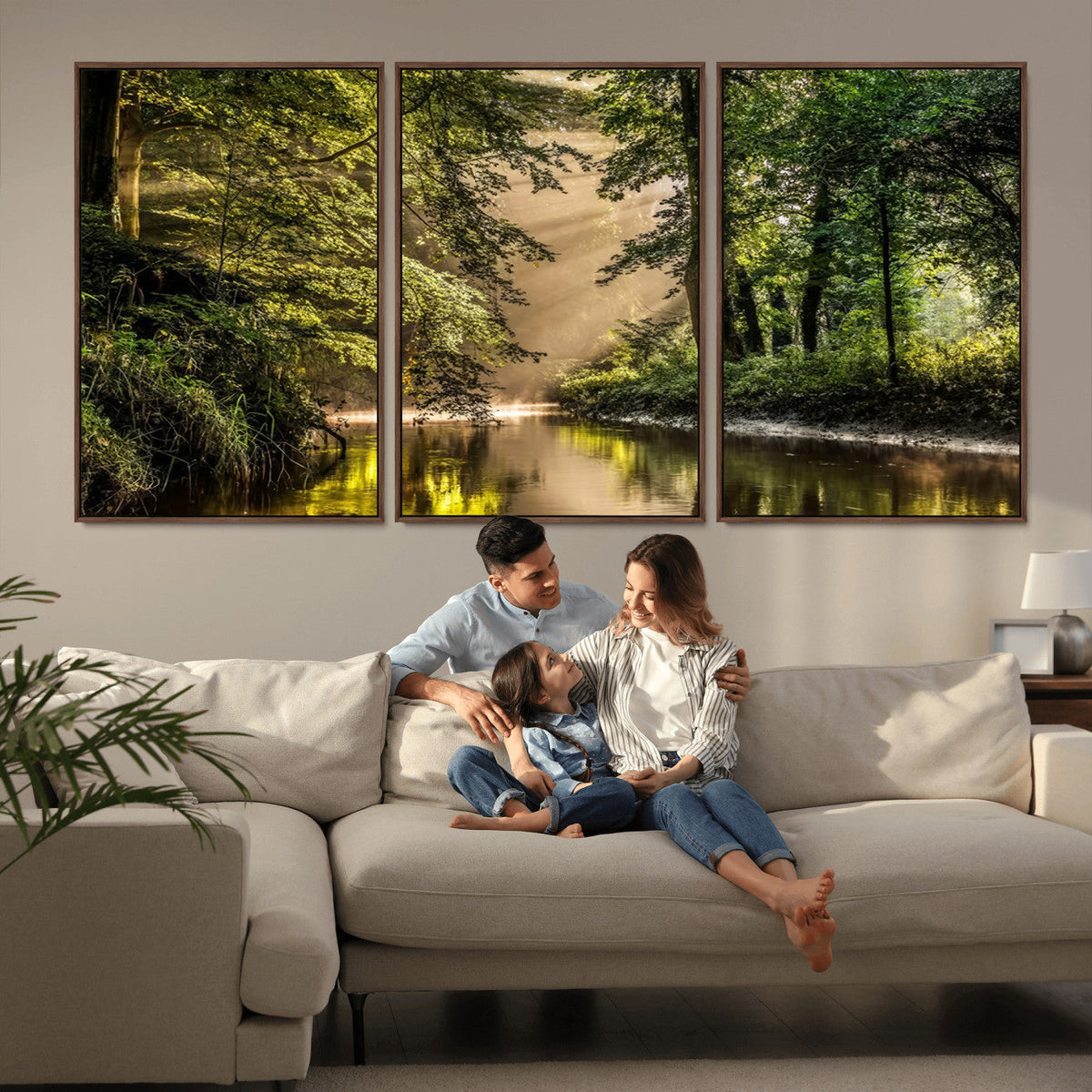Forest Wall Art Print | River Landscape Wall Art | Perfect