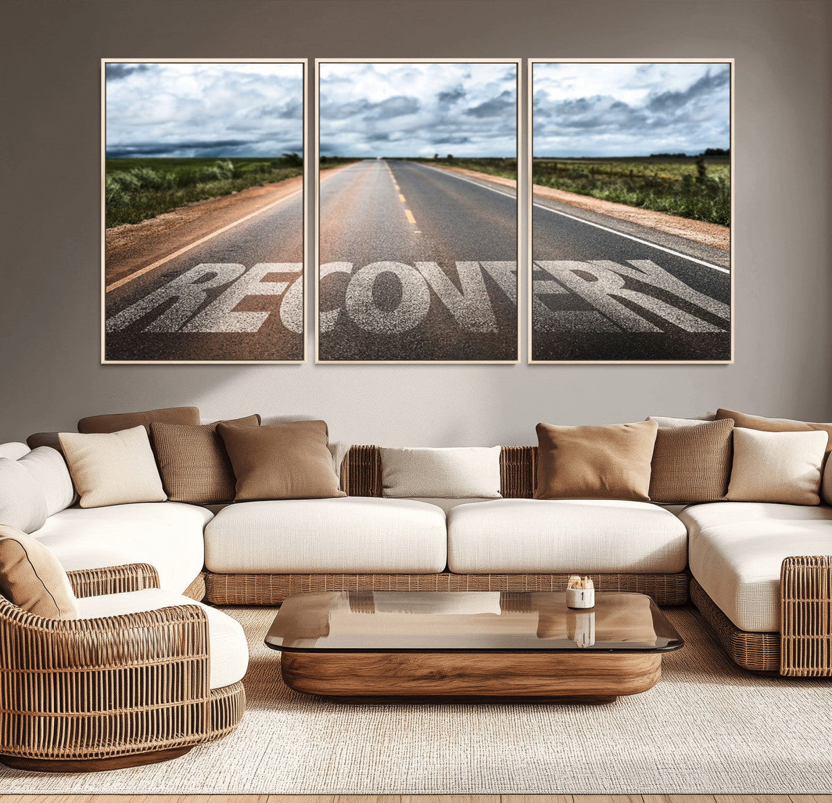 Recovery Road Wall Art Canvas Print