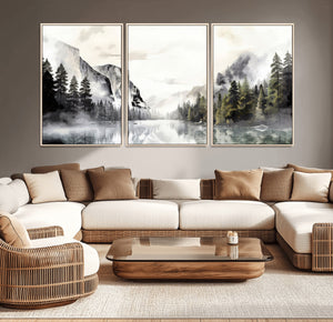 Yosemite Valley Wall Art Canvas Print – Framed and Ready to