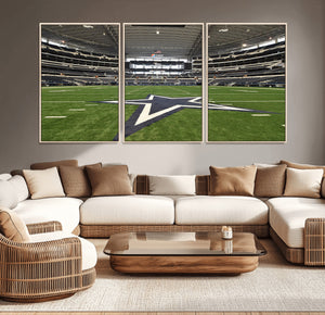 Dallas Cowboys Football Team Print - Arlington AT&T Stadium