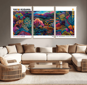 Framed Yayoi Kusama 1986 Wall Art Print – Japanese Wall Art