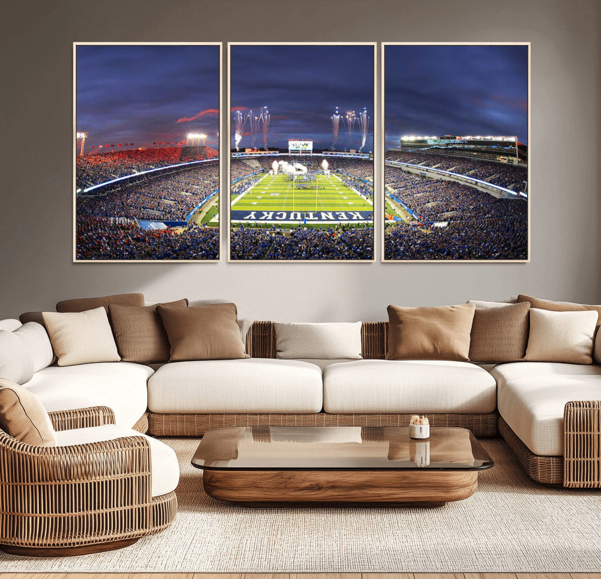 Kroger Field Canvas Wall Art - Kentucky Stadium Wall Art