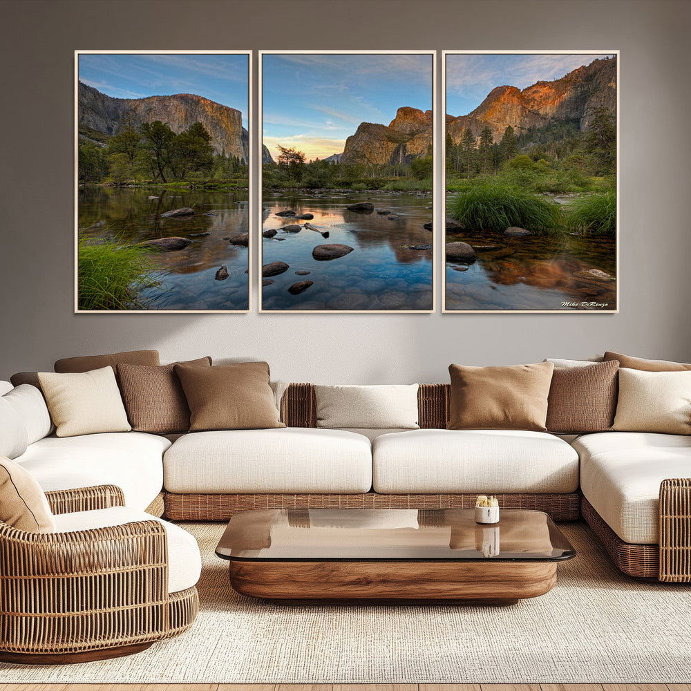 Yosemite Valley Wall Art Canvas Print – Framed El Capitan