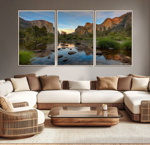 Yosemite Valley Wall Art Canvas Print – Framed El Capitan