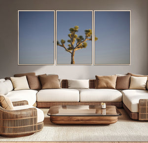 Joshua Tree Wall Art Canvas Print – Framed Southwestern