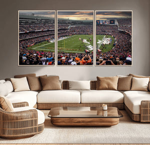 Chicago Bears Soldiers Field Wall Art Canvas Print – Framed
