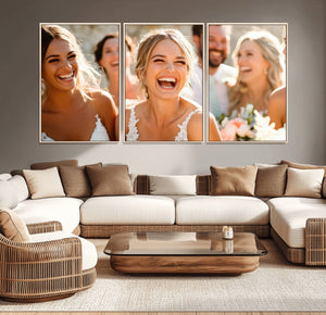 Custom Canvas Print, Personalized Photo Wall Art Unique