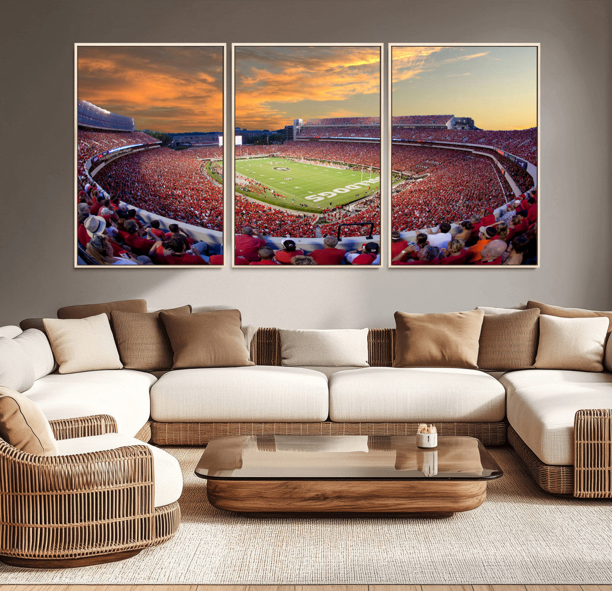 Dooley Stadium Wall Art, Sports Arena Canvas Print, Dooley