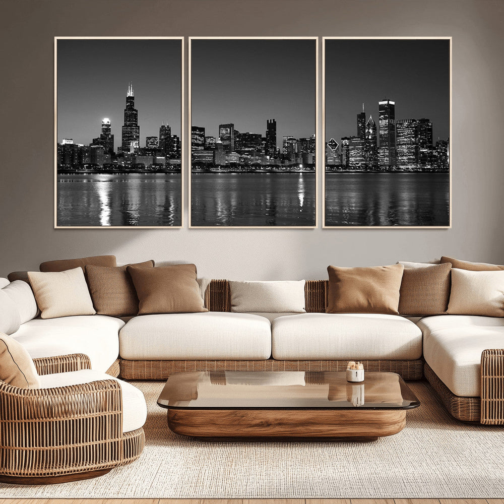 Chicago Wall Art Canvas Print