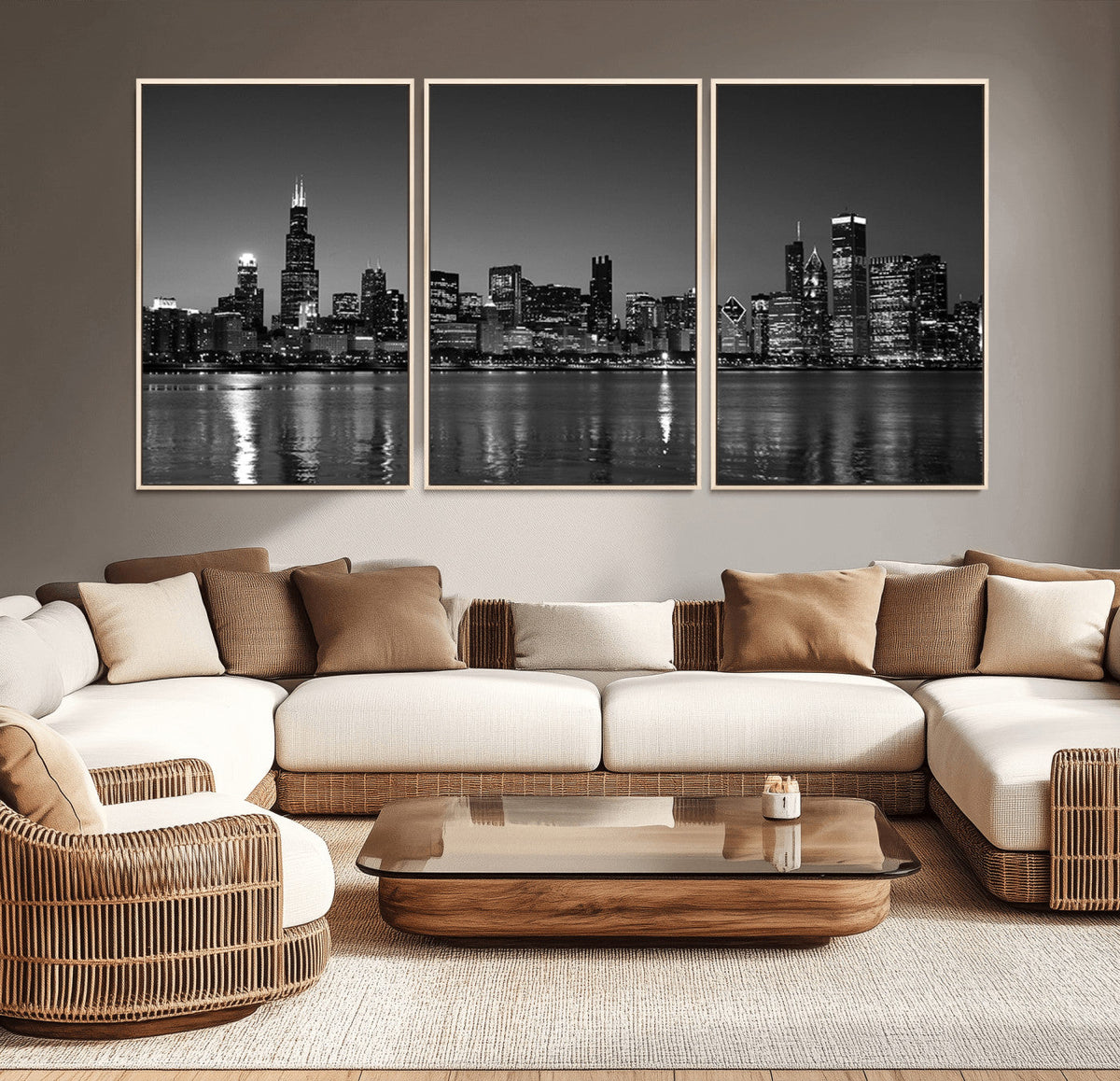 Chicago Wall Art Canvas Print