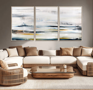 Soft Color Abstract Canvas Print