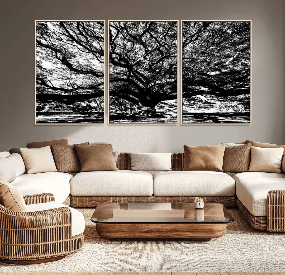 Mighty Angel Oak Wall Art | Angel Oak Tree Art Print