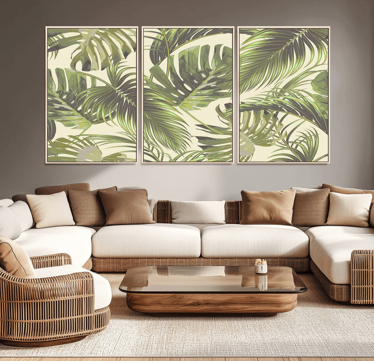 Palm Leaves Canvas Print