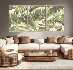 Palm Leaves Canvas Print