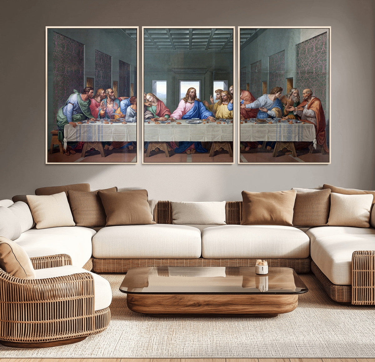 The Last Supper Multi Panel Canvas Wall Art