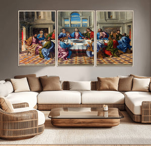The Last Supper Multi Panel Canvas Wall Art