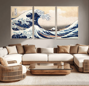 Hokusai: The Breaking Wave off Kanagawa Canvas Print