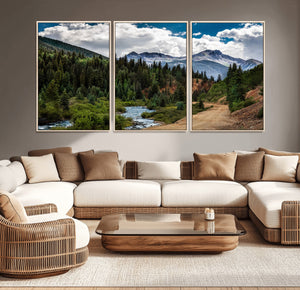 San Juan Nal Forest Wall Art Landscape Canvas Print