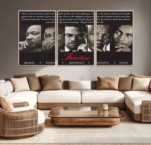 Thinkers of Wall Art Canvas Print - Inspirational Wall Art