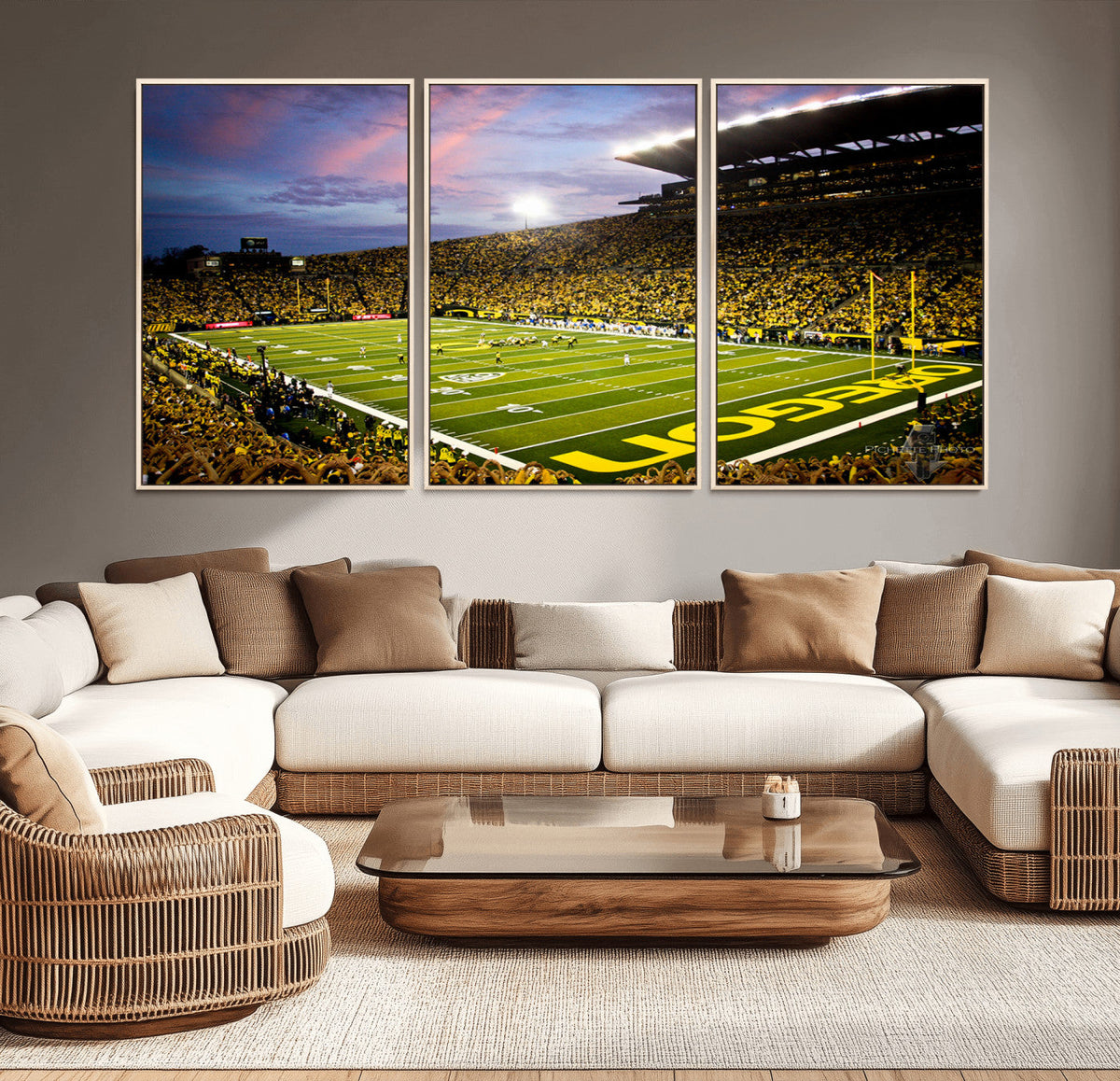 University of Oregon Ducks Football Team Print - Eugene