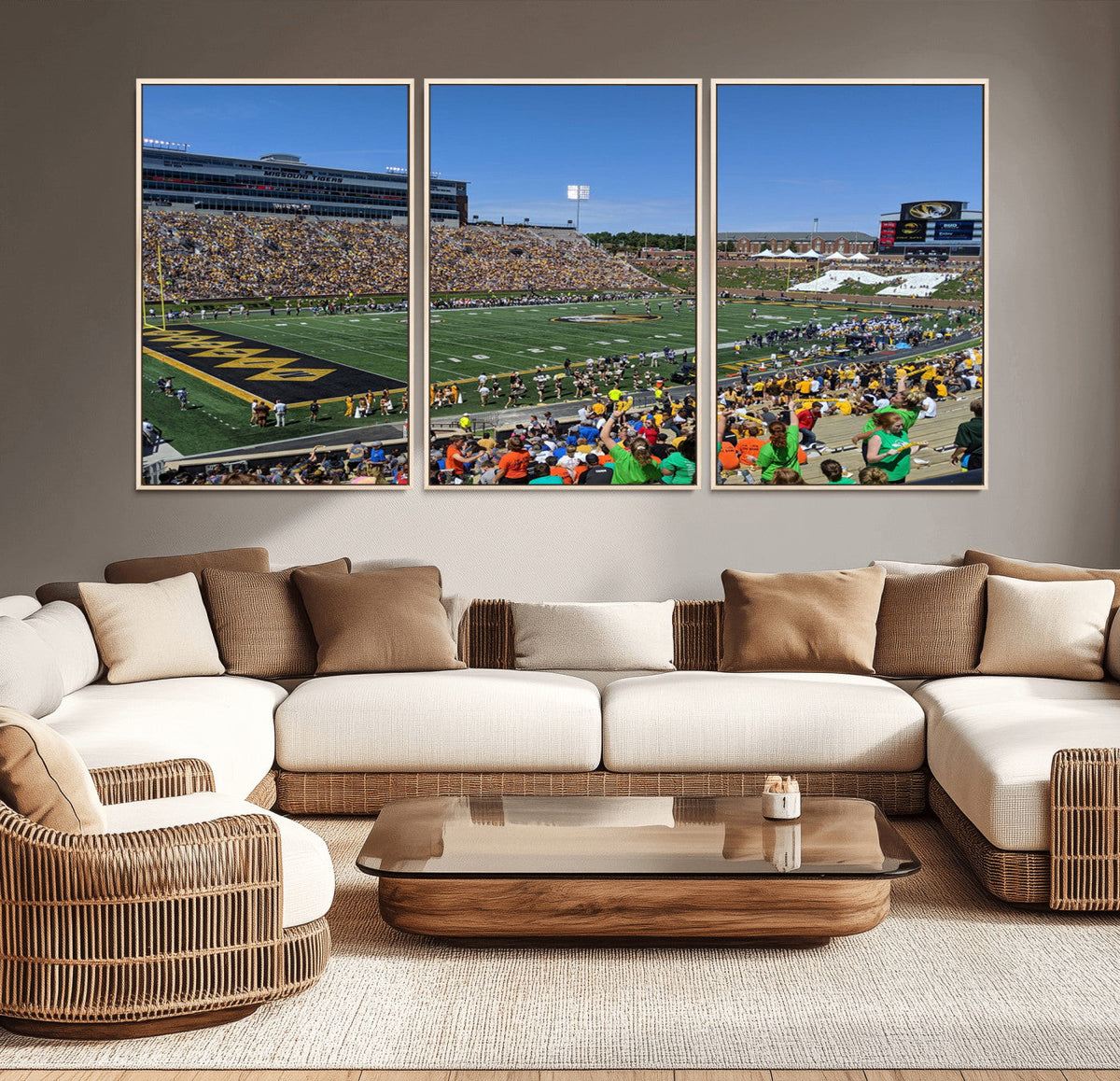 University of Missouri Tigers Football Team Print - Columbia