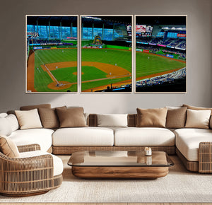Miami Marlins Baseball Team Print - Miami LoanDepot Park