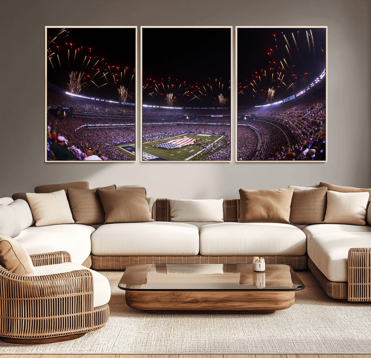 New York Giants Football Team Print - East Rutherford
