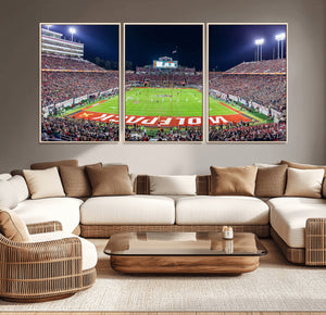 NC State Wolfpack Canvas Print - Raleigh Carter-Finley