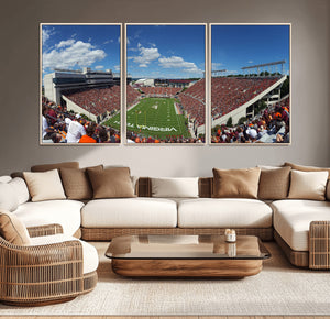 Virginia Tech Hokies Football Team Print - Blacksburg Lane
