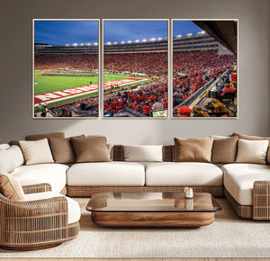 Wisconsin Badgers Football Team Print - Madison Camp Randall