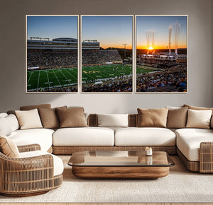 Demon Deacons Football Team Print Canvas- Winston-Salem