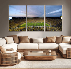 University of Michigan Wolverines Football Team Print - Ann
