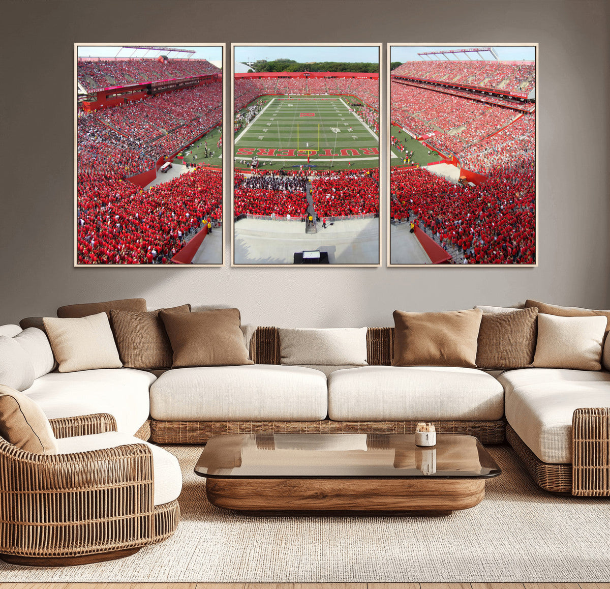 Rutgers Scarlet Knights Football Team Print - Piscataway SHI