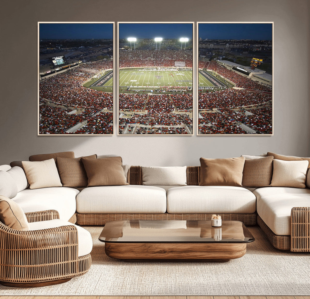Texas Tech Red Raiders Football Team Print - Lubbock Jones