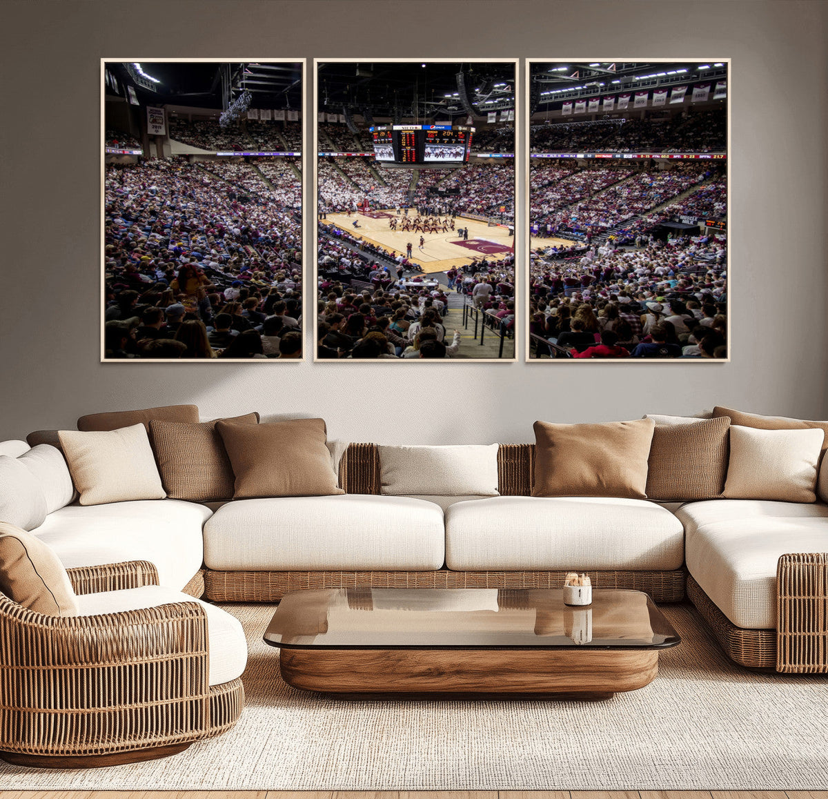 University of Nebraska Cornhuskers Basketball Team Print -