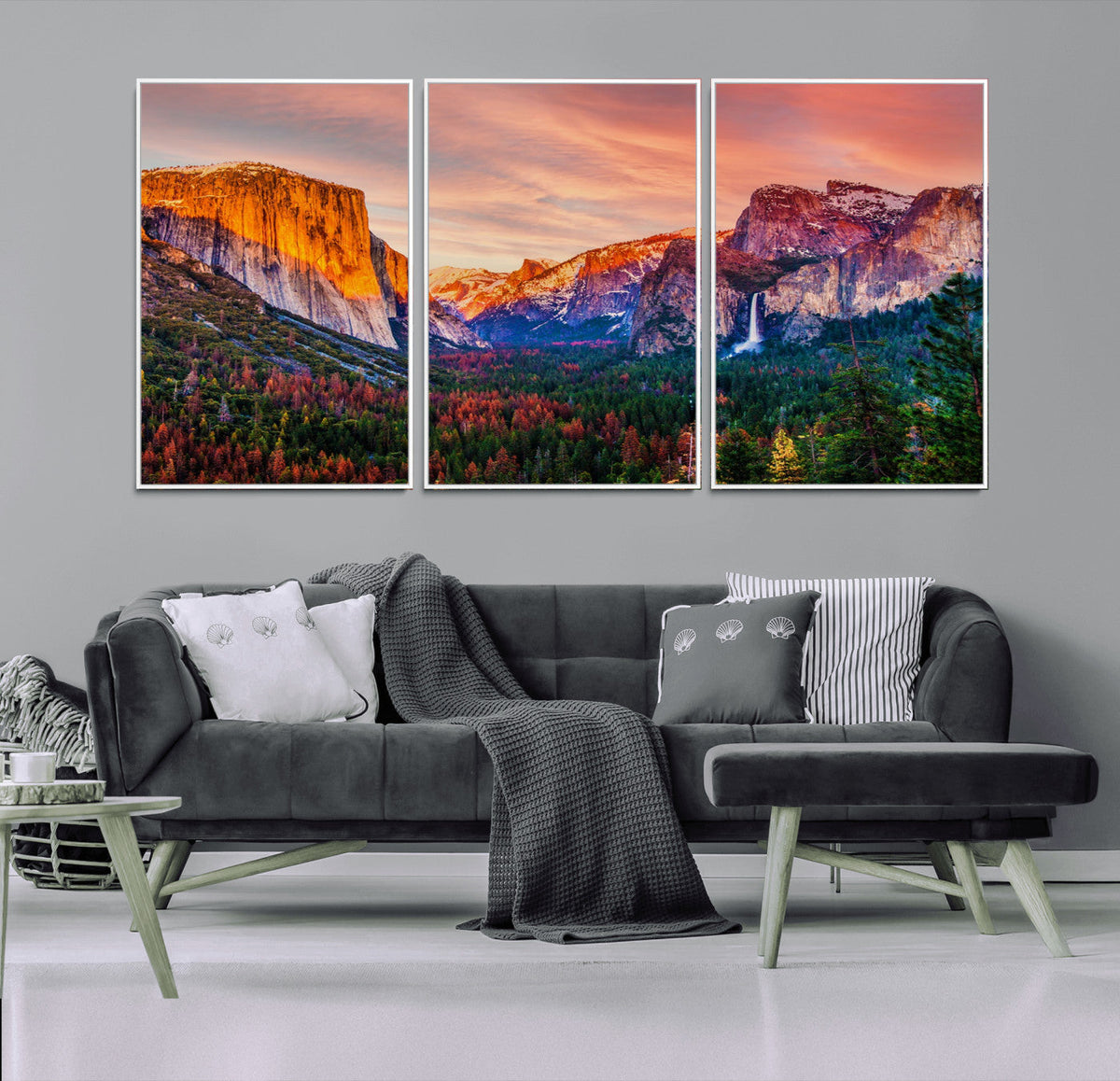 Yosemite Nal Park Wall Art Landscape Canvas Print El Capitan