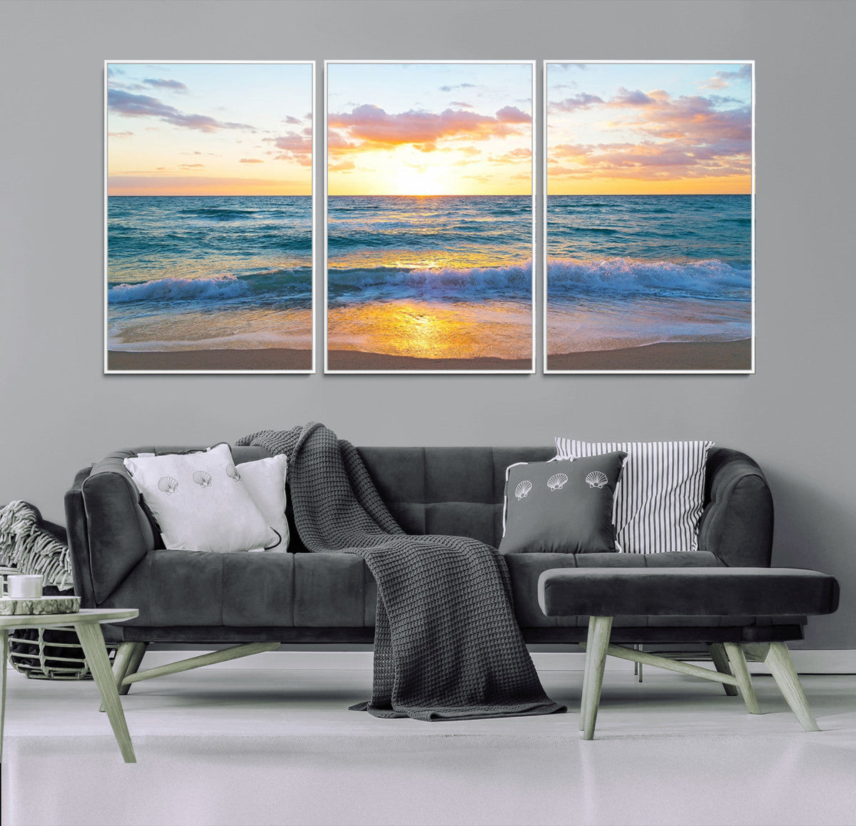 Coastal Wall Art - Vintage World Map Canvas Print with