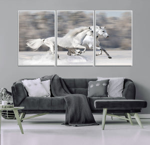 The White Horses Wall Art, Framed White Horses Wall Art