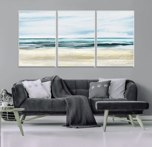 Ocean Abstract Wall Art Canvas Print