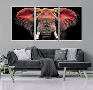 Elephant Wall Art Canvas Print
