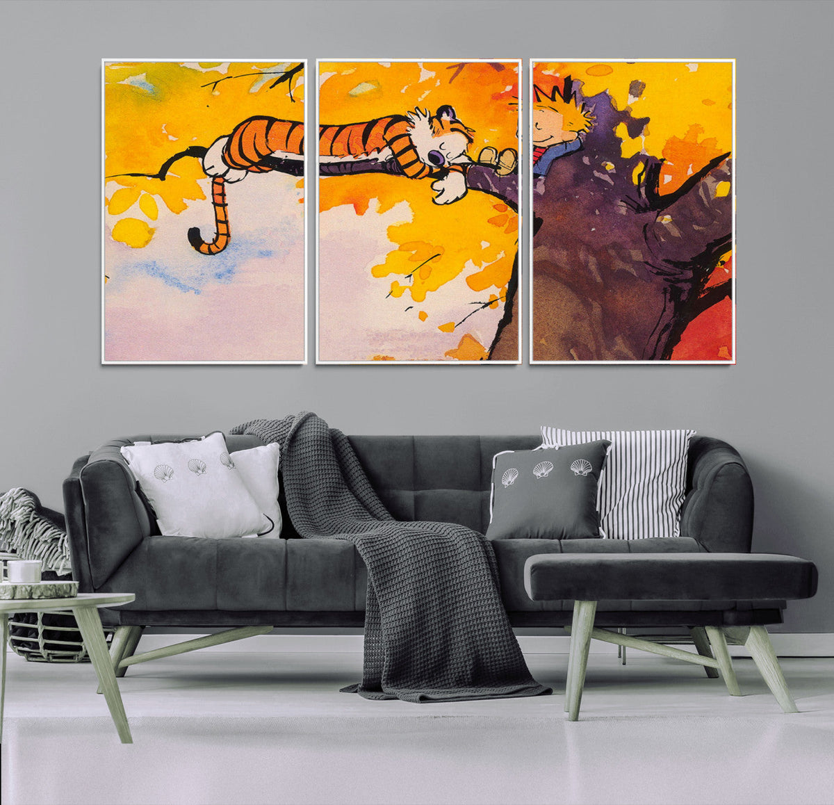 High-Quality Giclee Canvas Print – Framed Calvin Wall Art