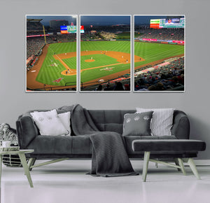 Angel Stadium Aerial Canvas Print – Los Angeles Angels