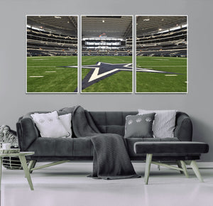 Dallas Cowboys Football Team Print - Arlington AT&T Stadium