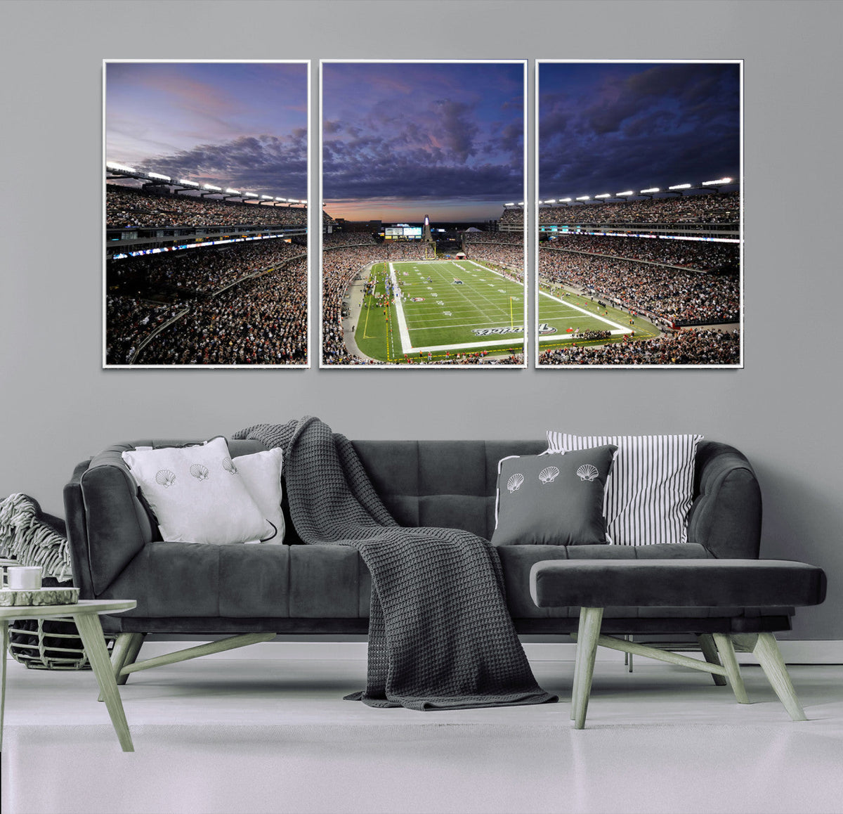 New England Patriots Football Team Print - Foxborough