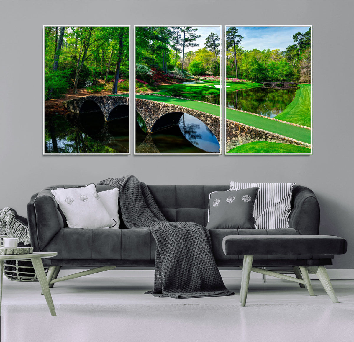 Augusta National Golf Club Wall Art - Panoramic Bridge &