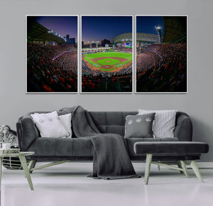 Houston Astros Baseball Print Canvas - Houston Minute Maid