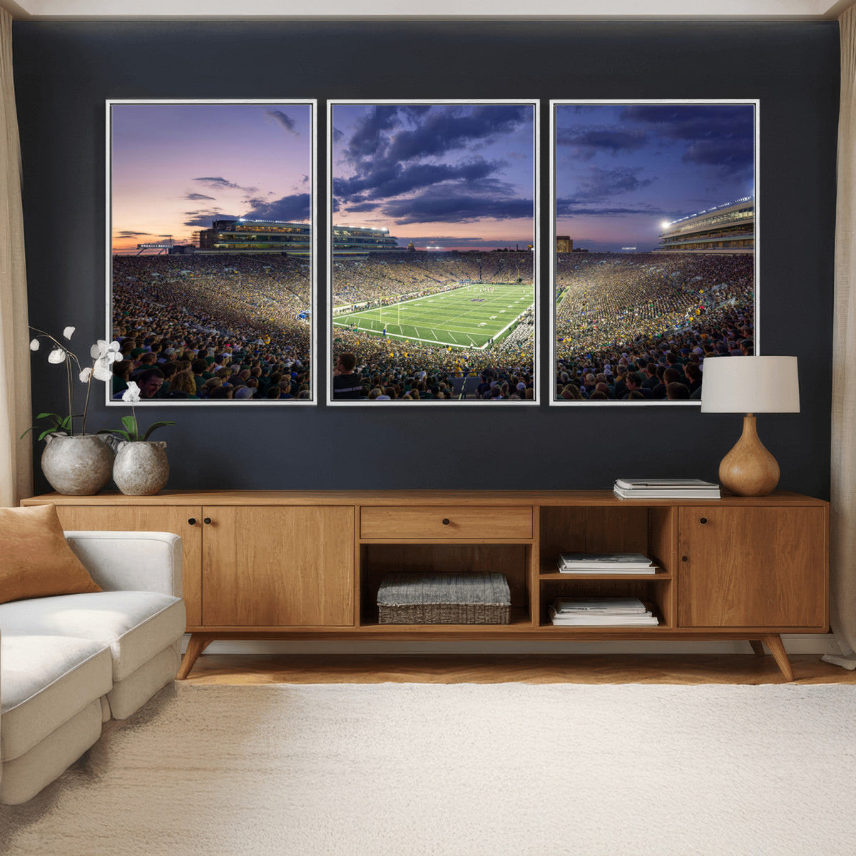 Notre Dame Fighting Irish Football Team Print - Notre Dame