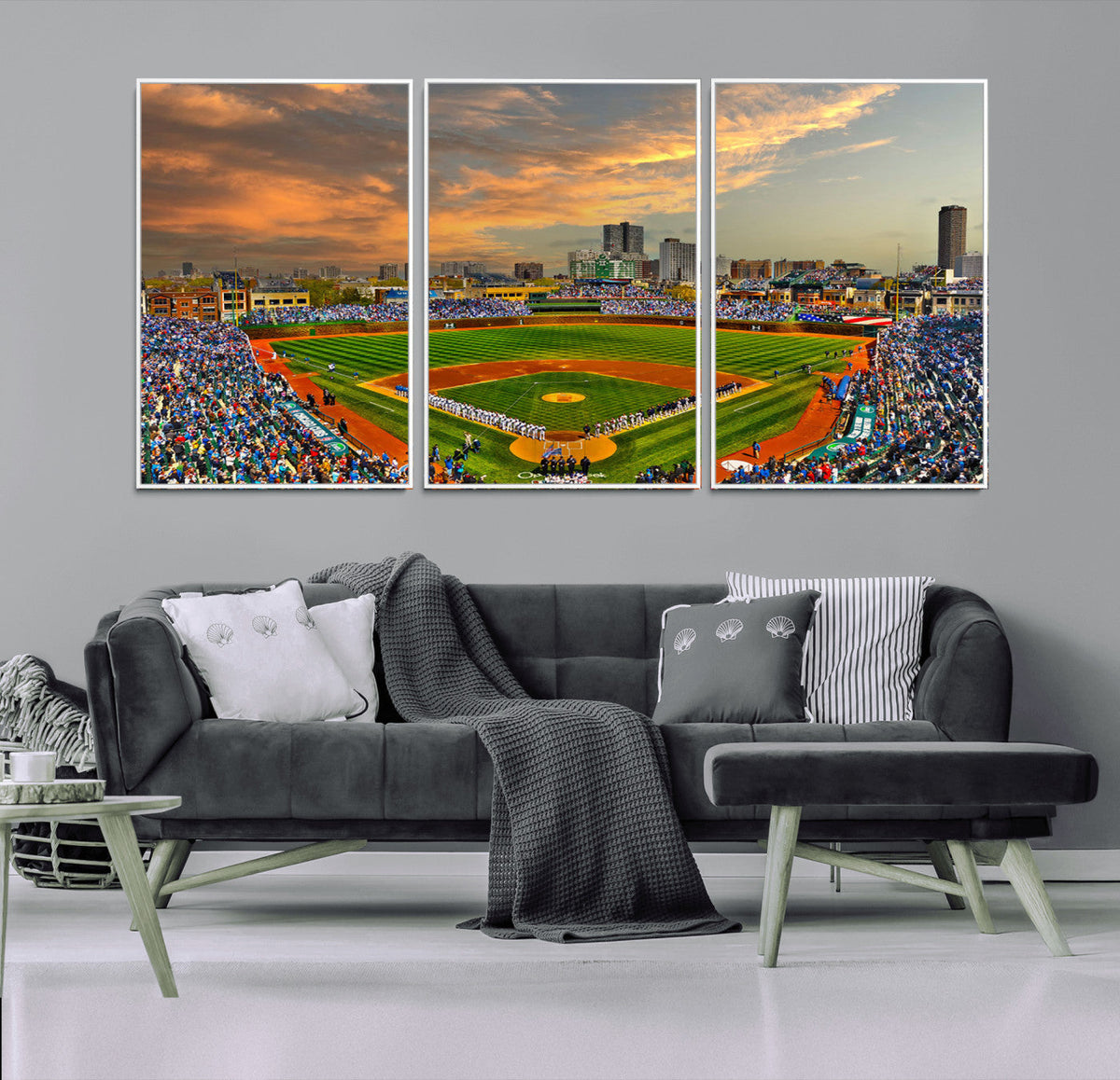 Chicago Wrigley Field Wall Art Canvas Print – Iconic