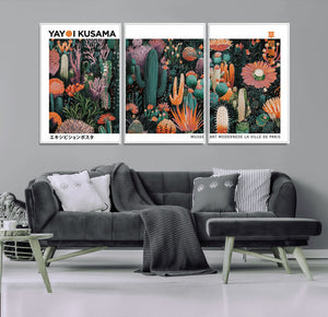 Modern Japanese Wall Art Canvas Print – Framed Abstract