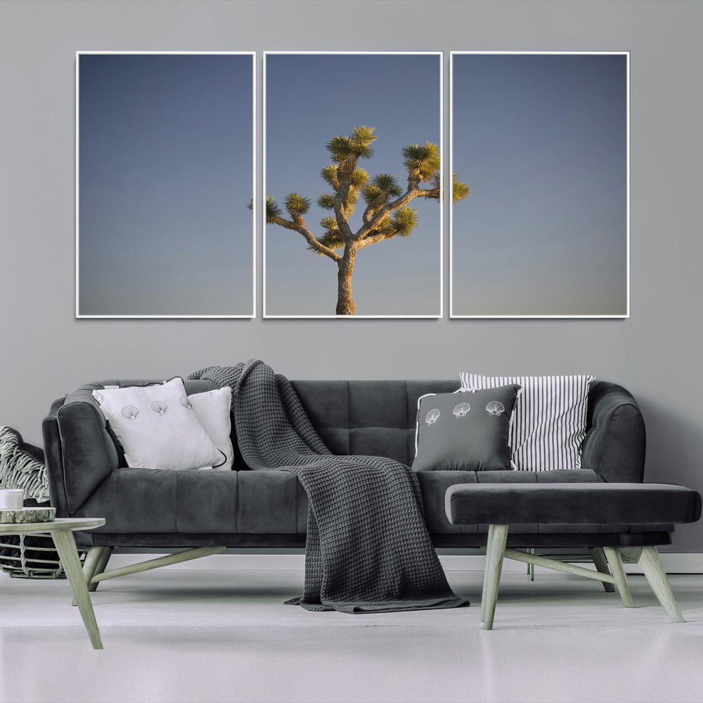 Joshua Tree Wall Art Canvas Print – Framed Southwestern